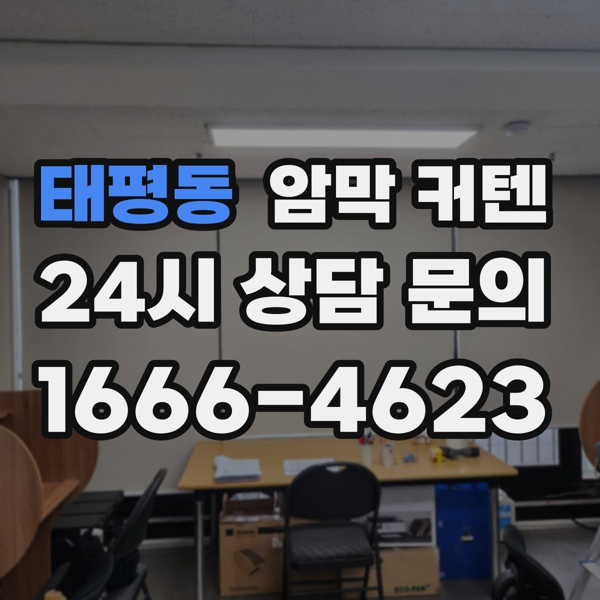 태평동 암막 커텐