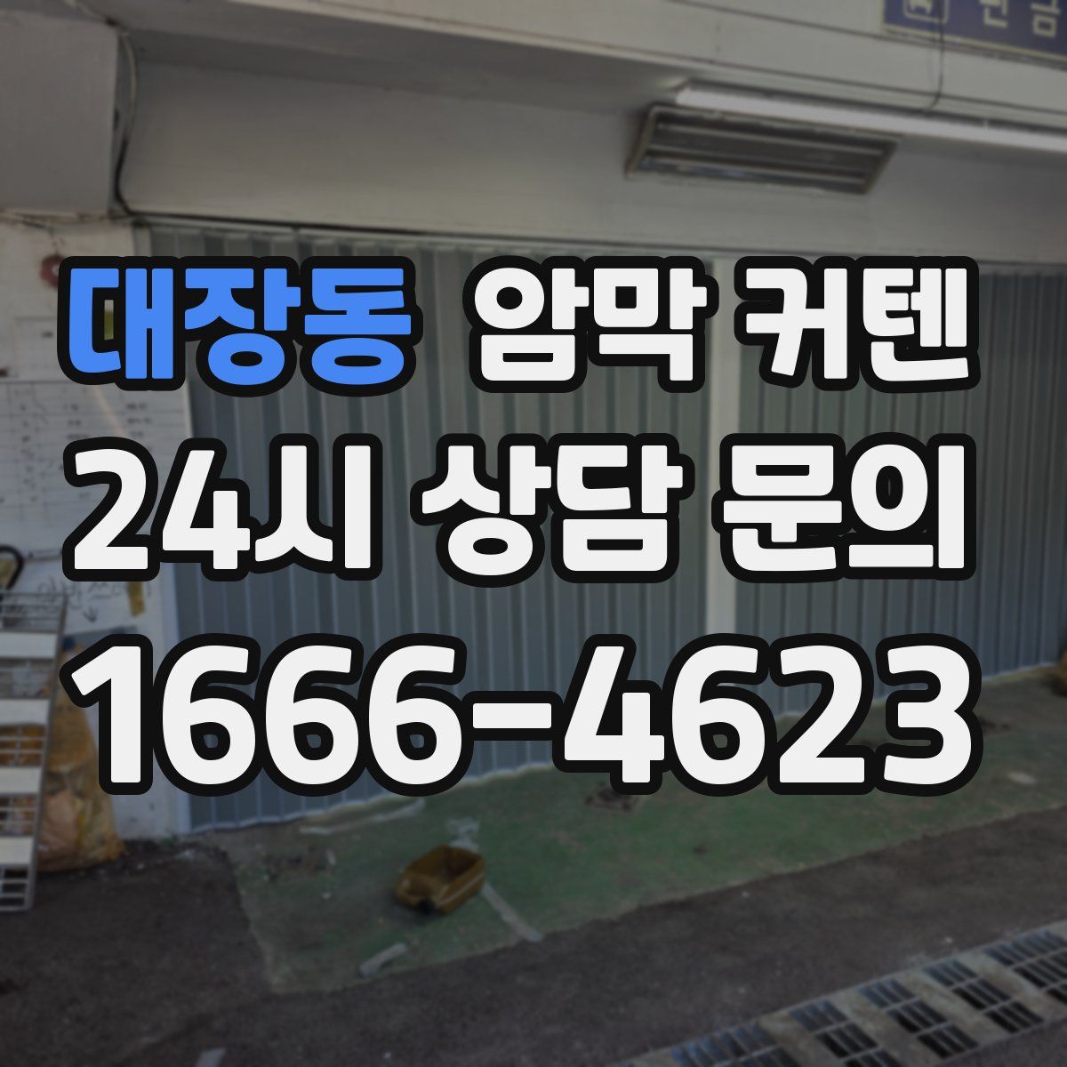 대장동 암막 커텐