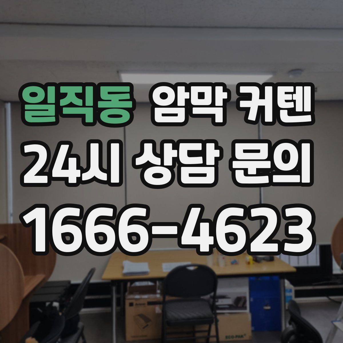 일직동 암막 커텐