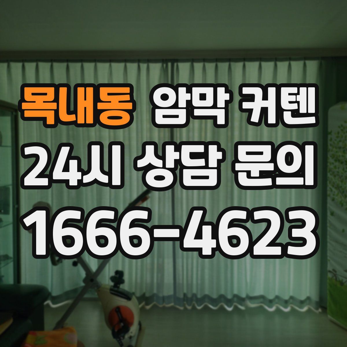 목내동 암막 커텐