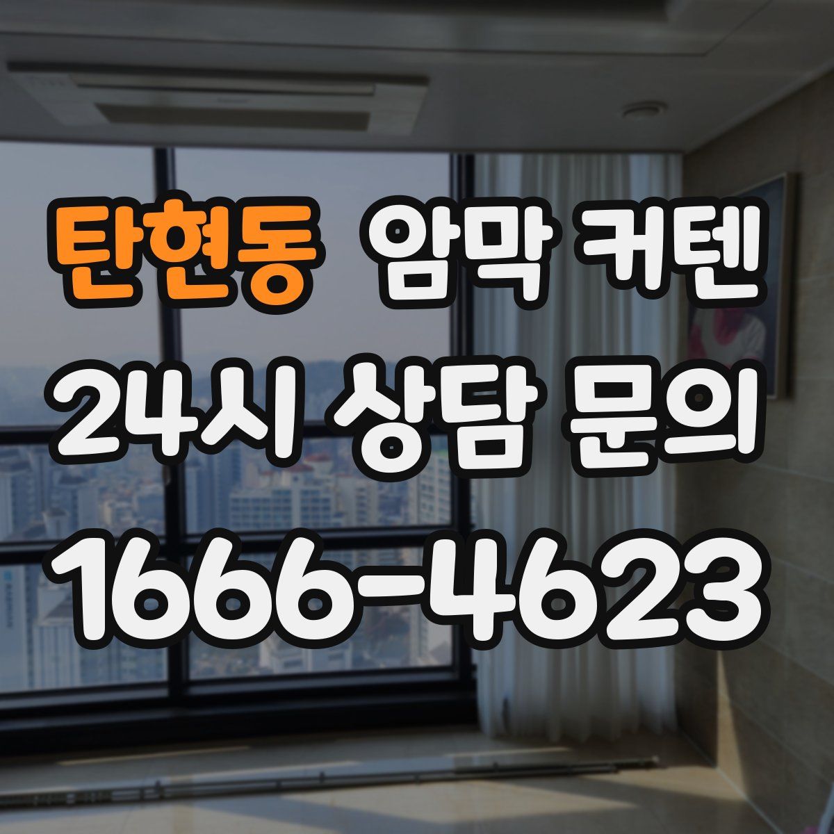 탄현동 암막 커텐
