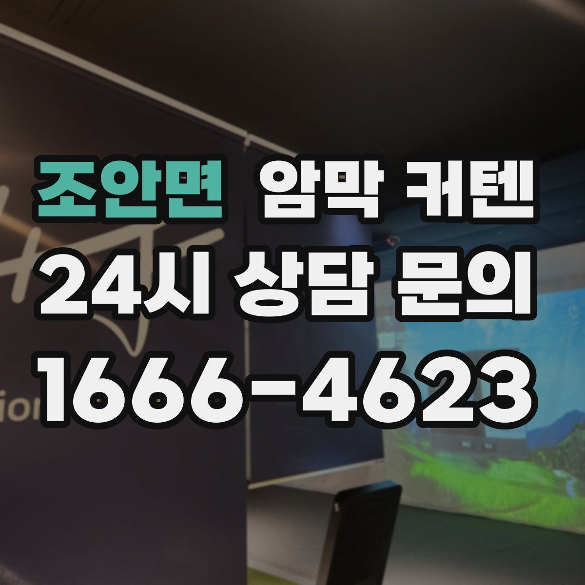 조안면 암막 커텐
