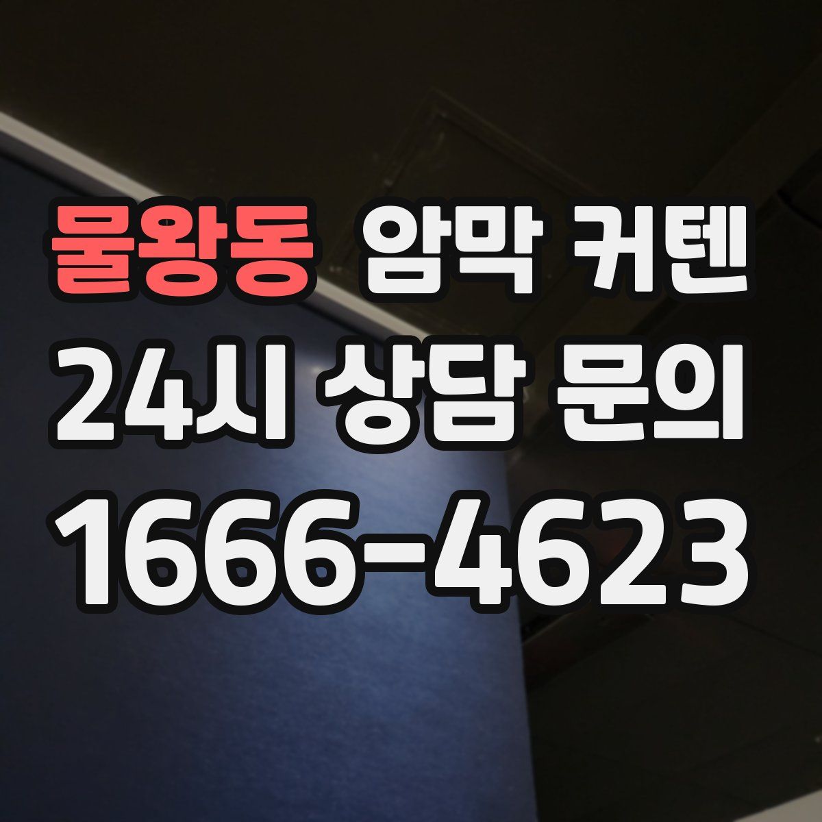물왕동 암막 커텐