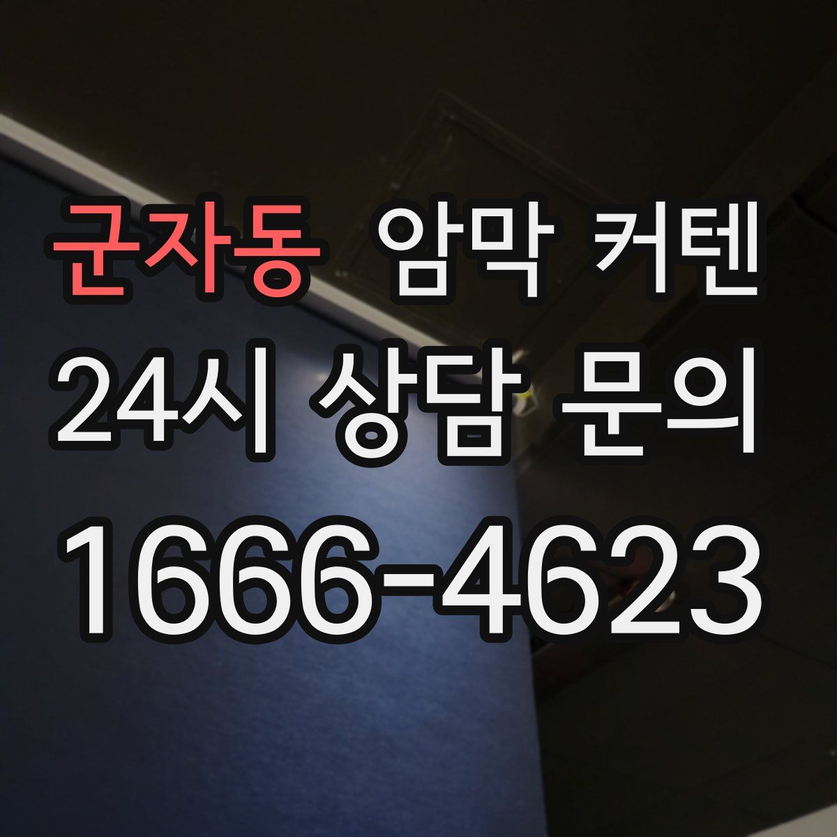 군자동 암막 커텐