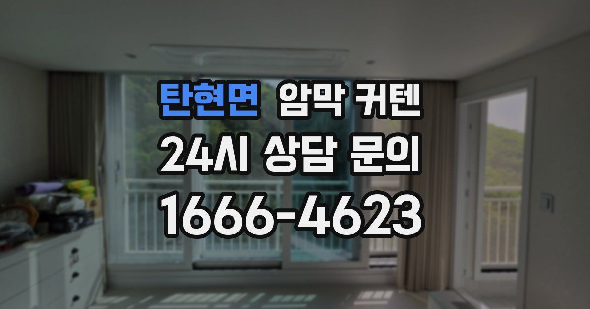 탄현면 암막 커텐