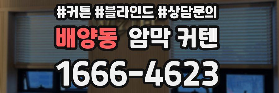배양동 암막 커텐