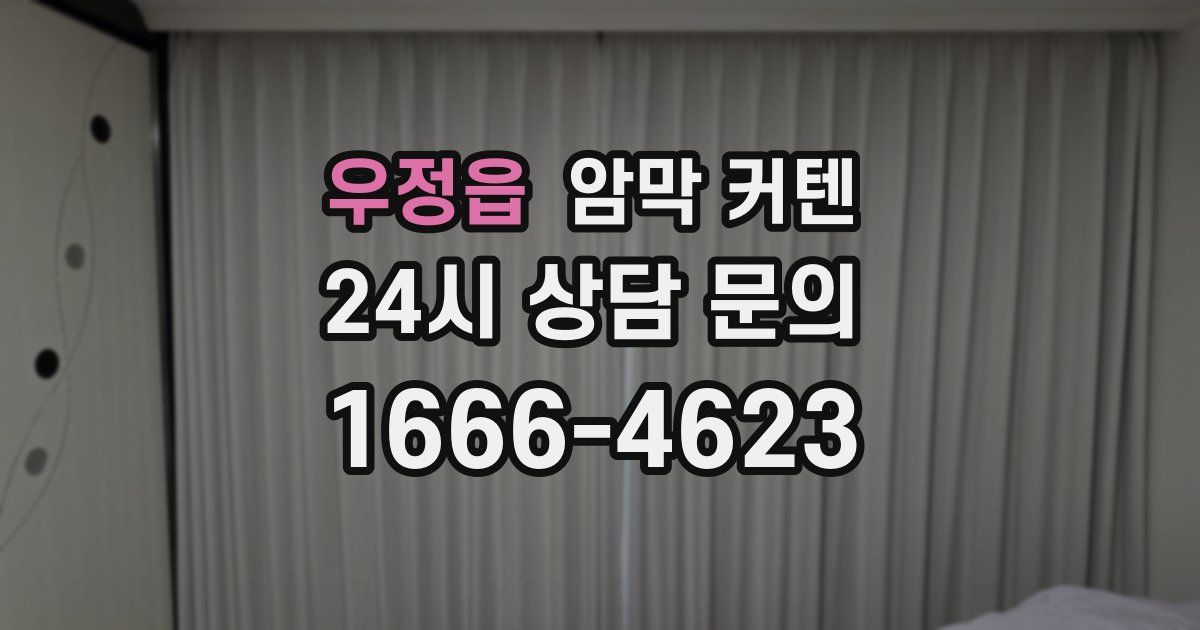 우정읍 암막 커텐