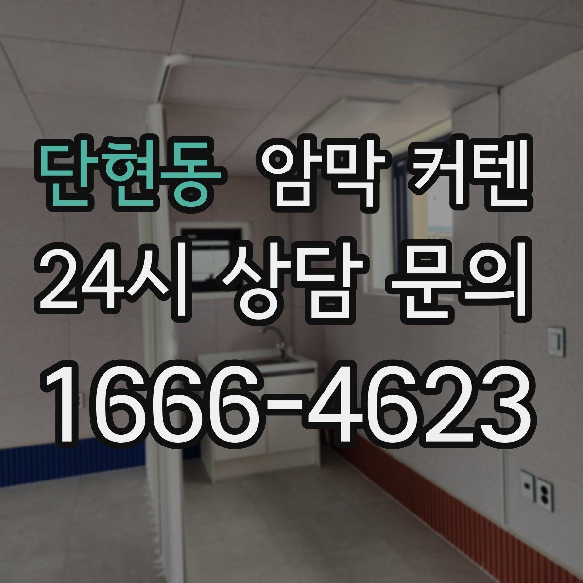단현동 암막 커텐