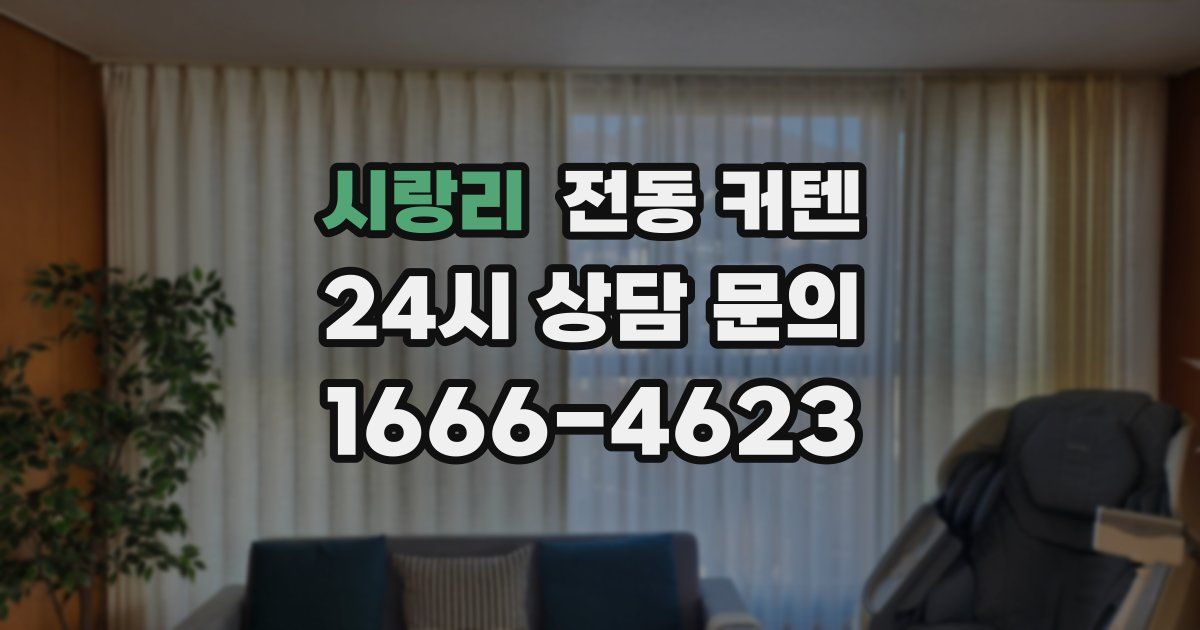 시랑리 전동 커텐