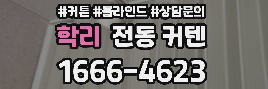 학리 전동 커텐