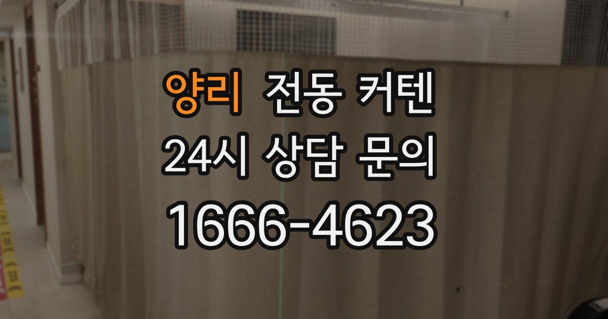양리 전동 커텐