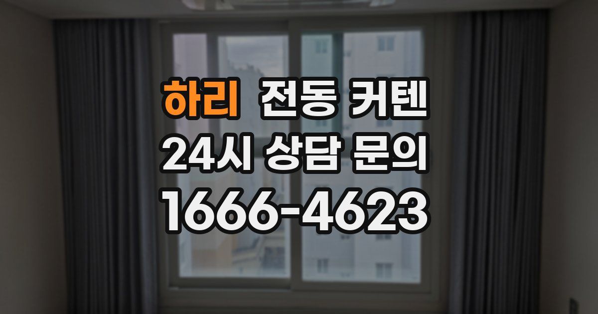 하리 전동 커텐
