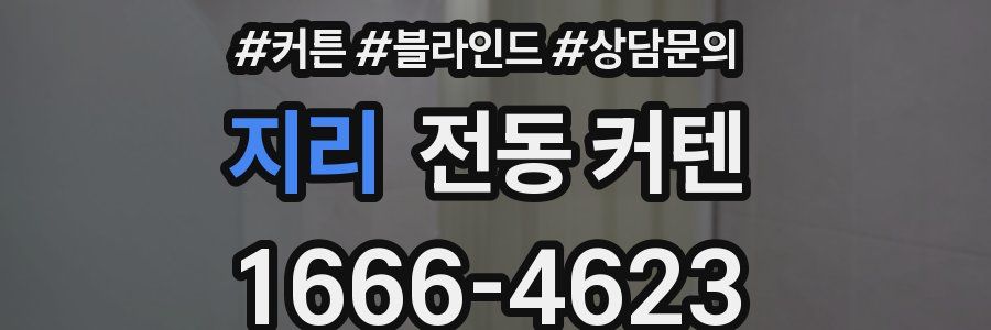 지리 전동 커텐