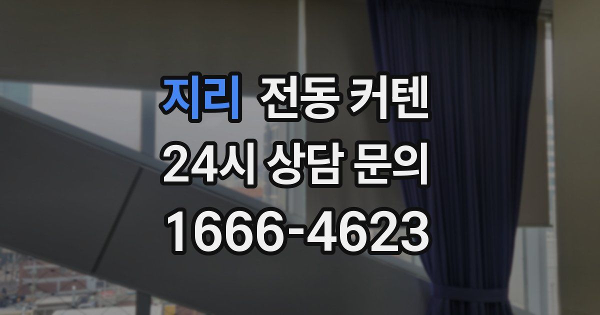 지리 전동 커텐