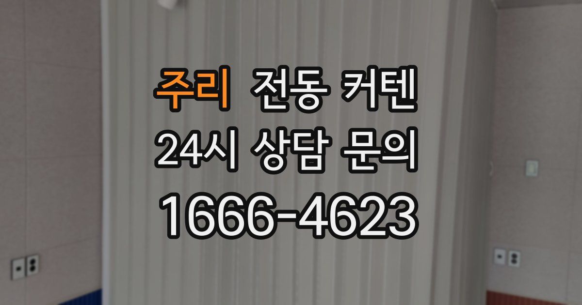 주리 전동 커텐