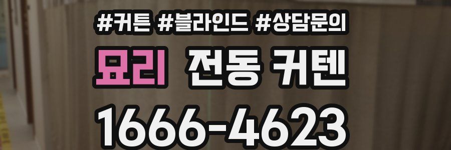 묘리 전동 커텐