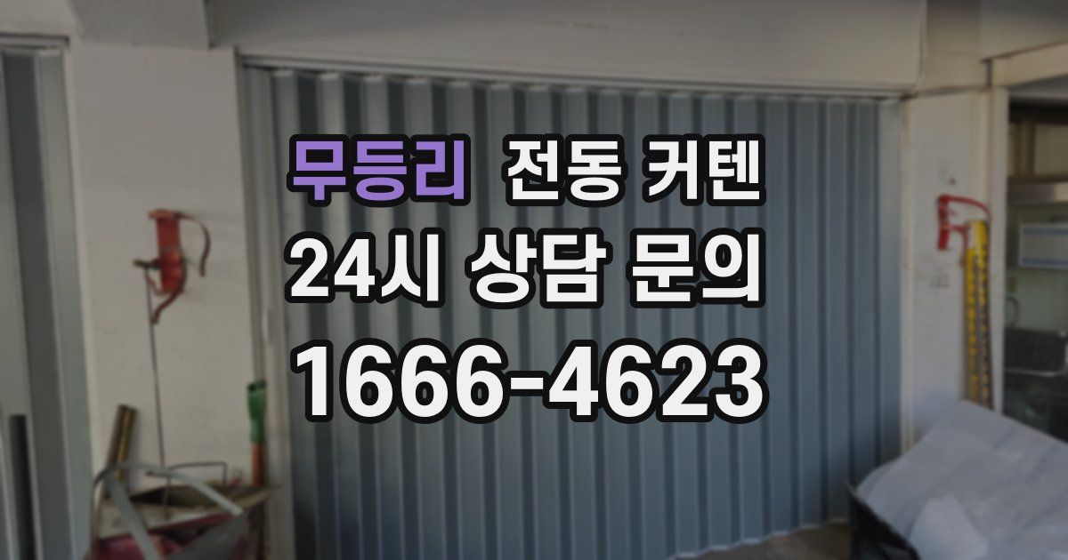 무등리 전동 커텐