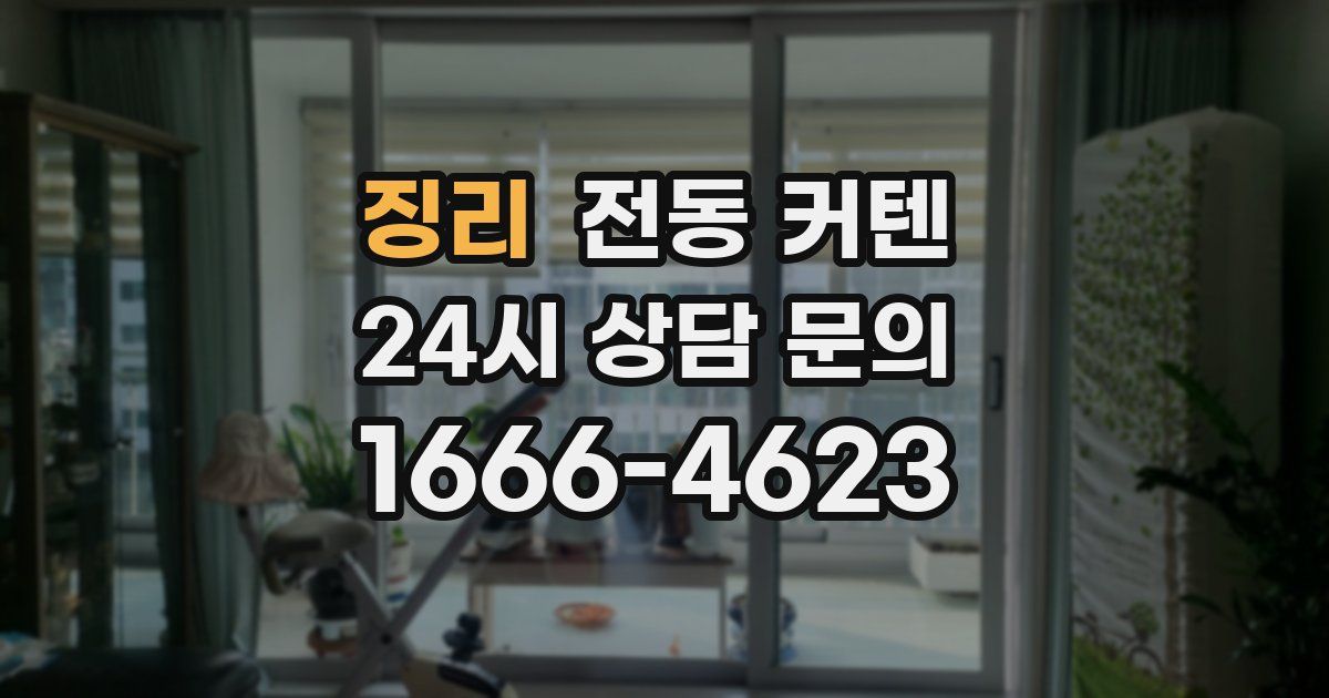 징리 전동 커텐