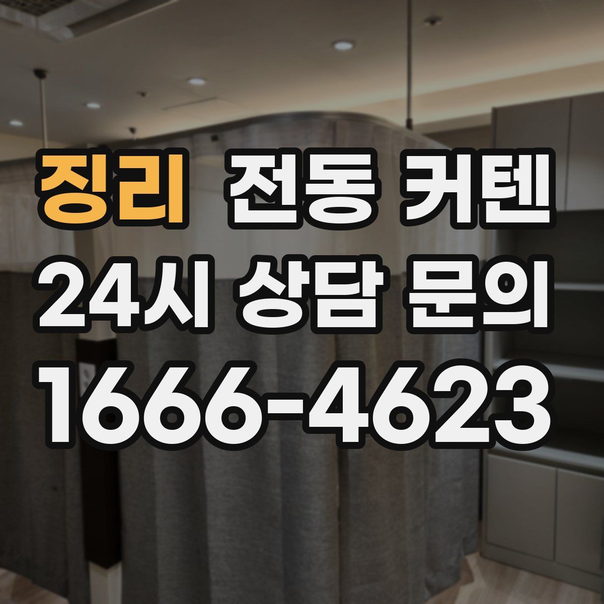 징리 전동 커텐