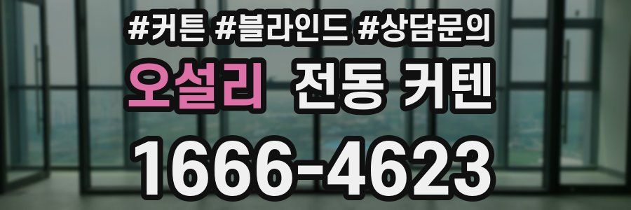 오설리 전동 커텐