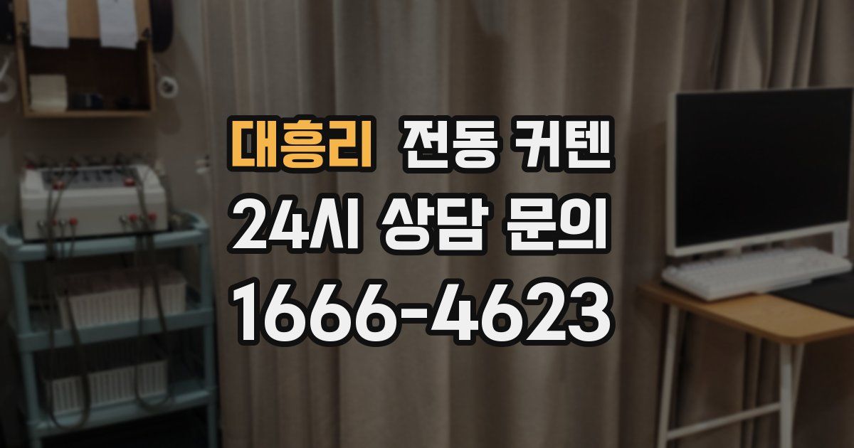 대흥리 전동 커텐