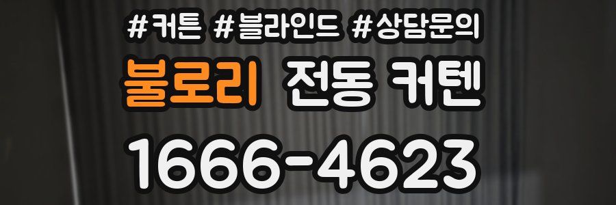 불로리 전동 커텐