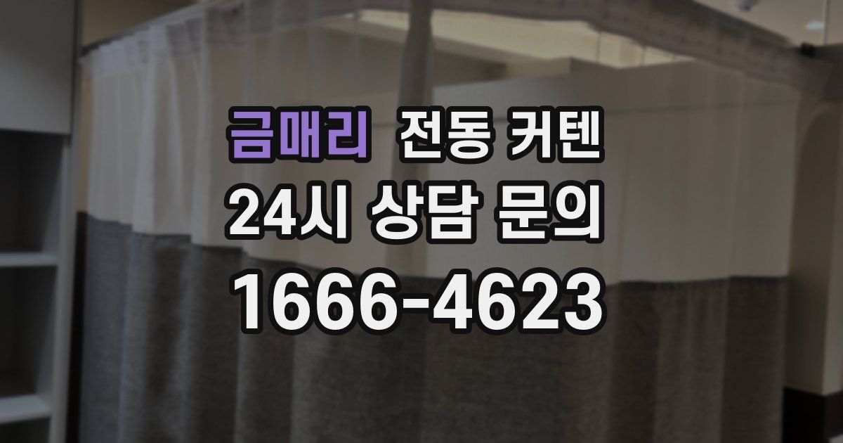 금매리 전동 커텐