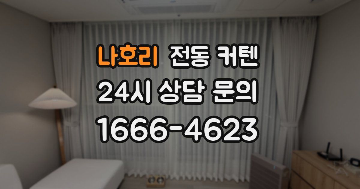 나호리 전동 커텐