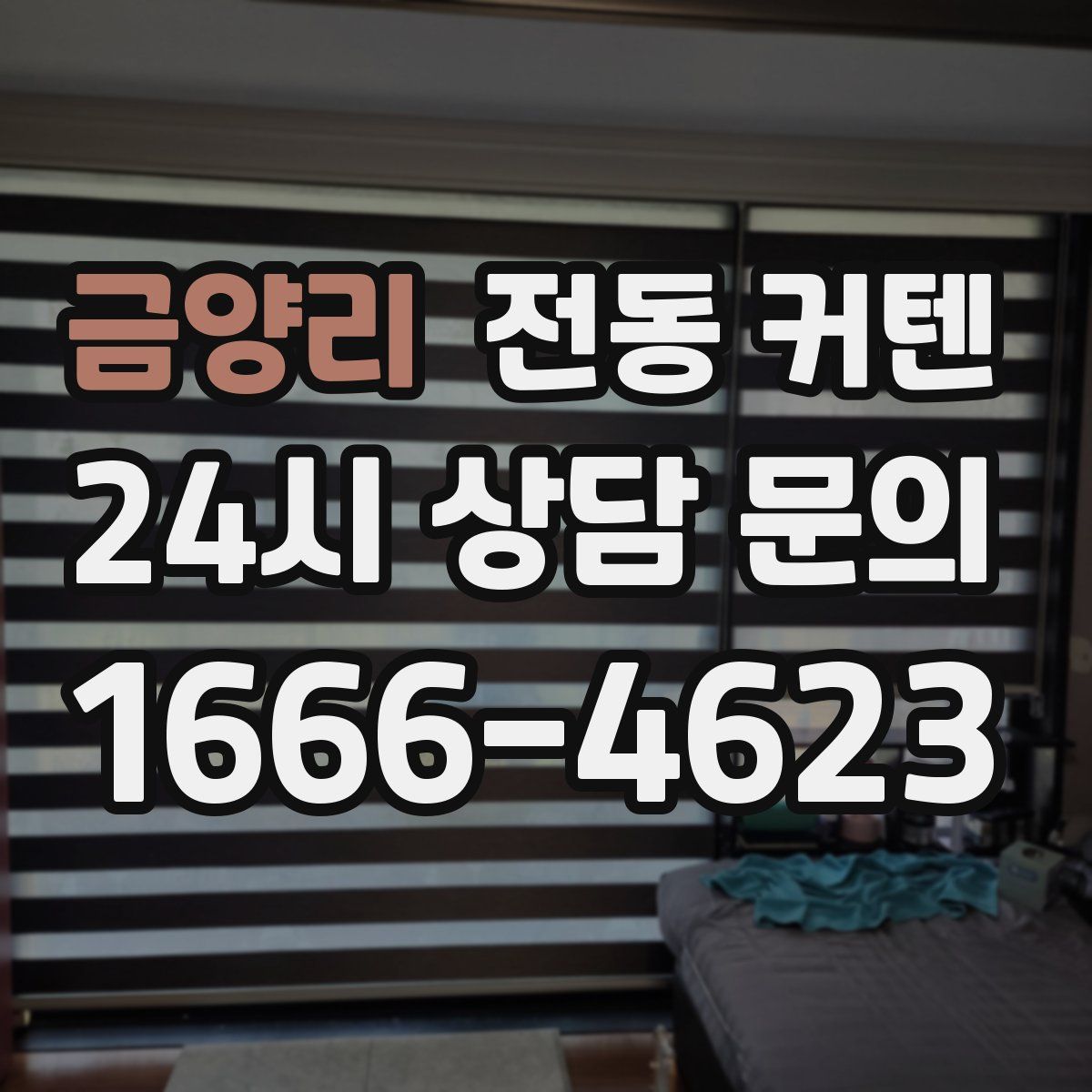 금양리 전동 커텐