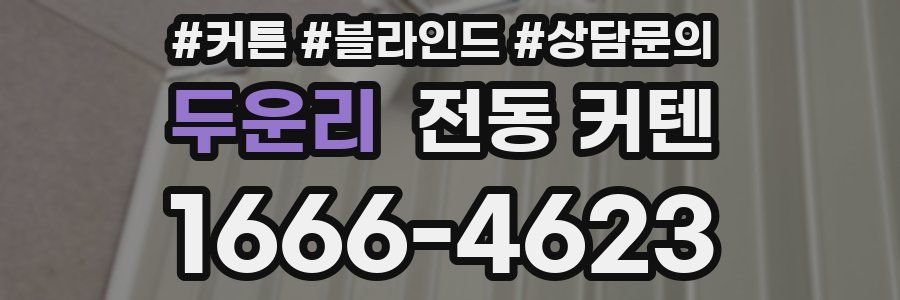 두운리 전동 커텐