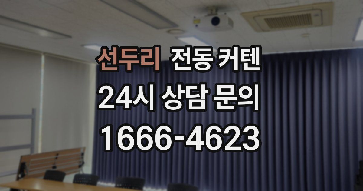 선두리 전동 커텐