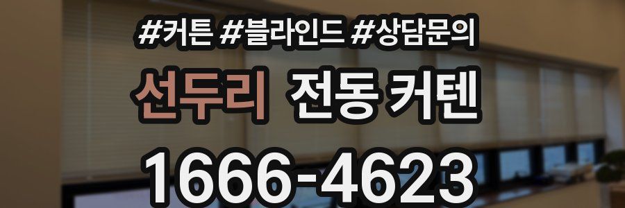 선두리 전동 커텐