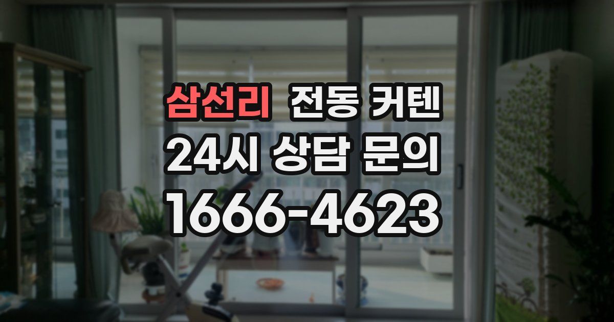 삼선리 전동 커텐