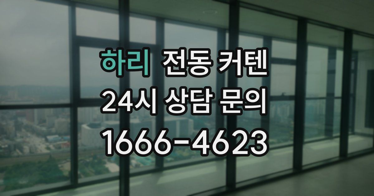 하리 전동 커텐