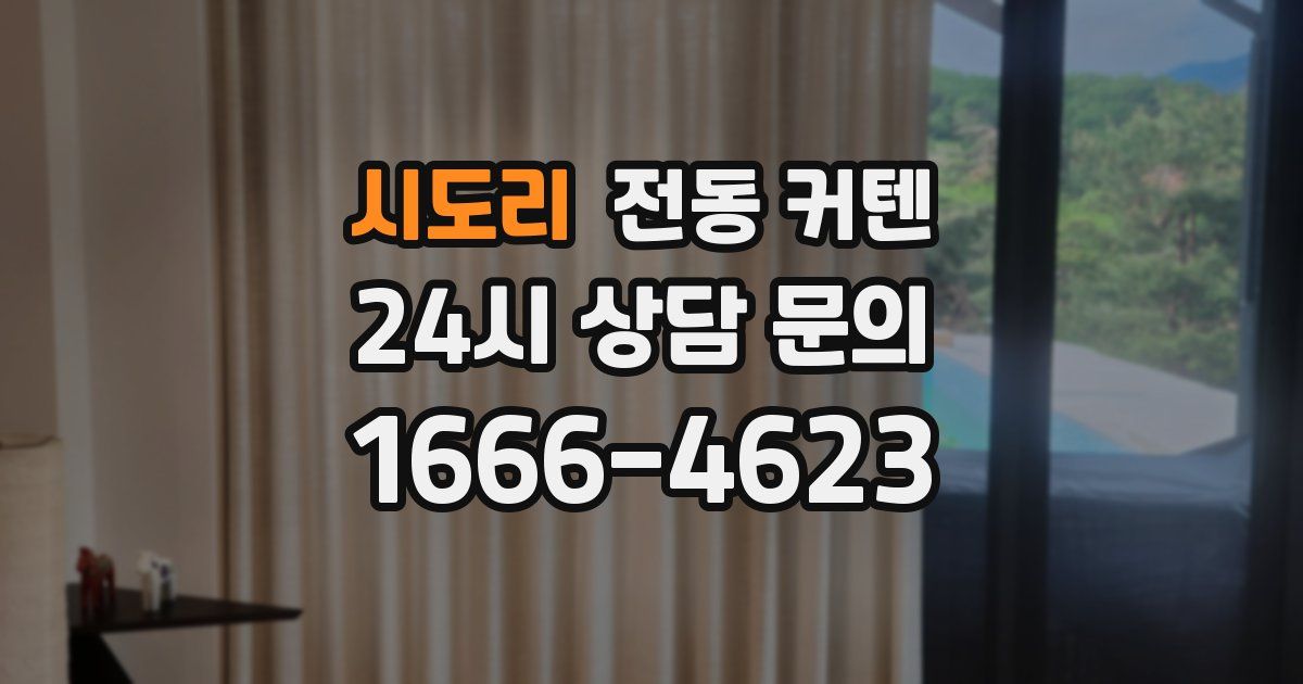시도리 전동 커텐