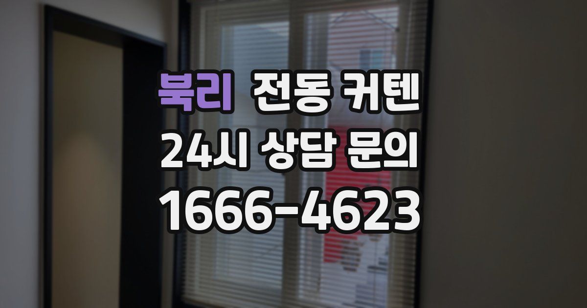 북리 전동 커텐