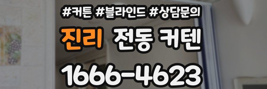 진리 전동 커텐
