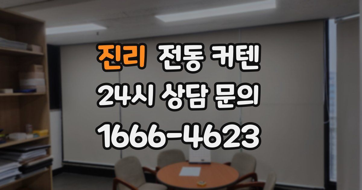 진리 전동 커텐