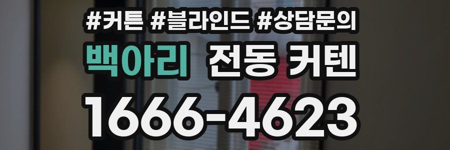 백아리 전동 커텐