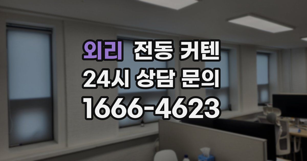 외리 전동 커텐