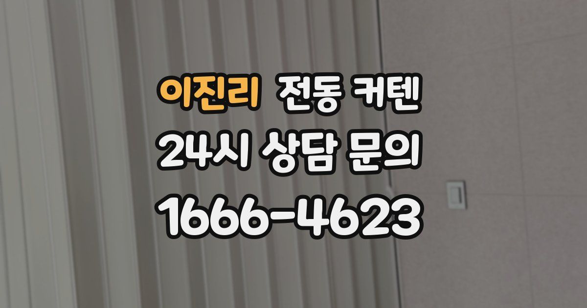 이진리 전동 커텐