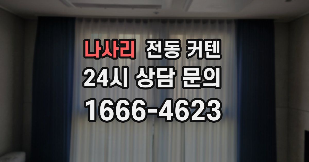 나사리 전동 커텐