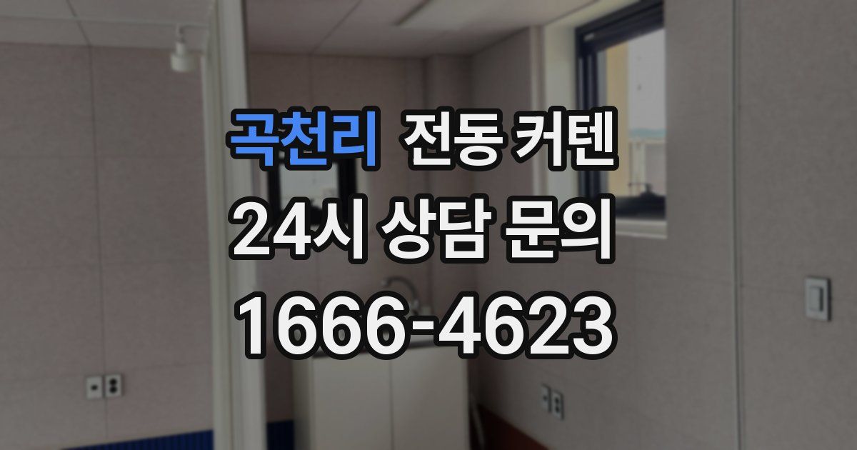 곡천리 전동 커텐