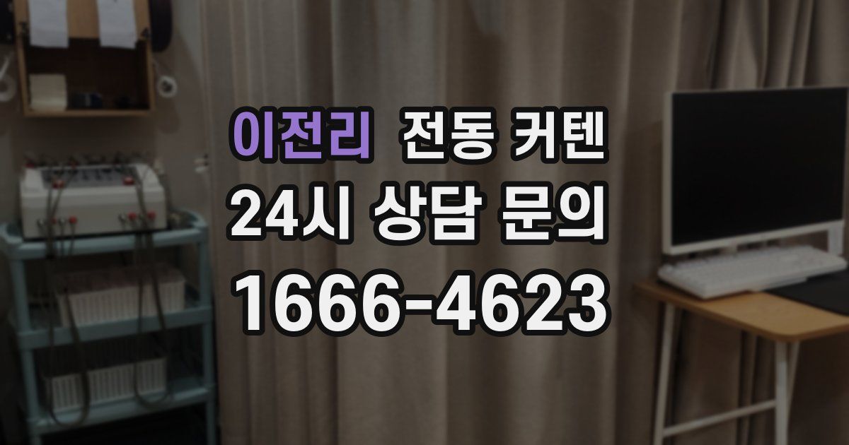 이전리 전동 커텐