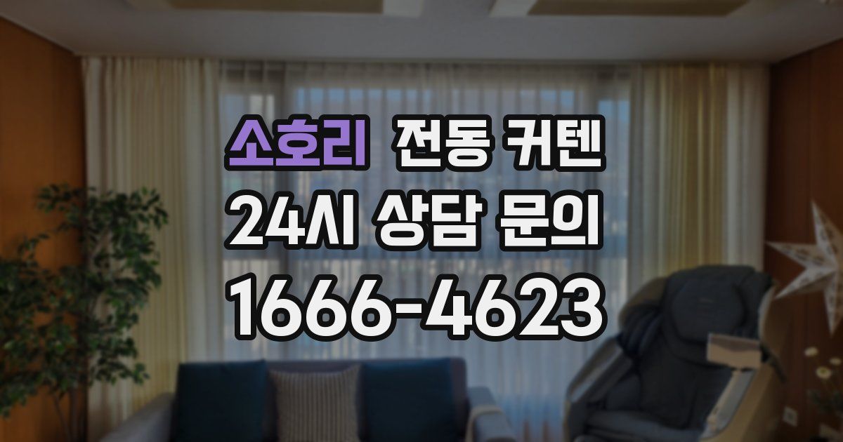 소호리 전동 커텐