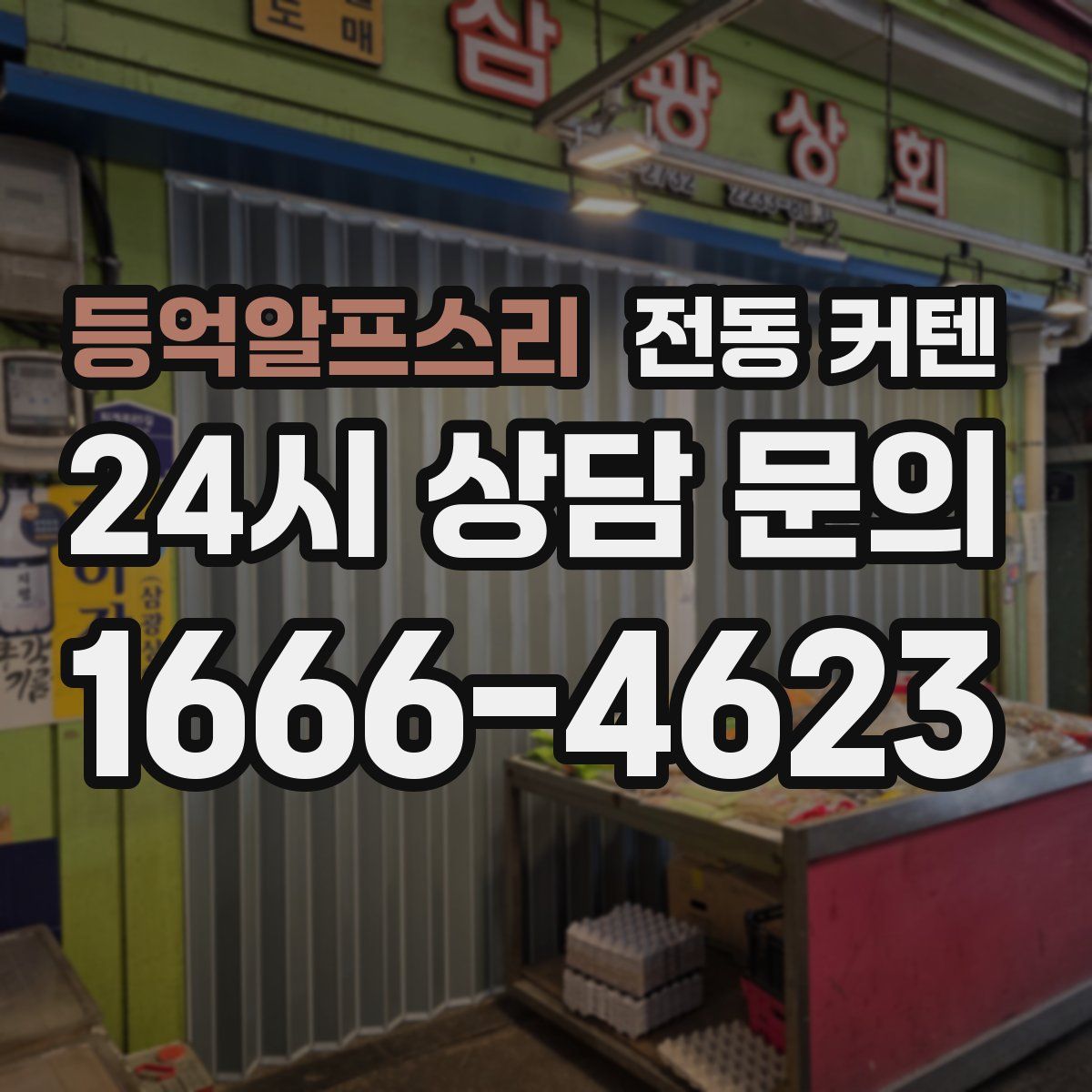 등억알프스리 전동 커텐