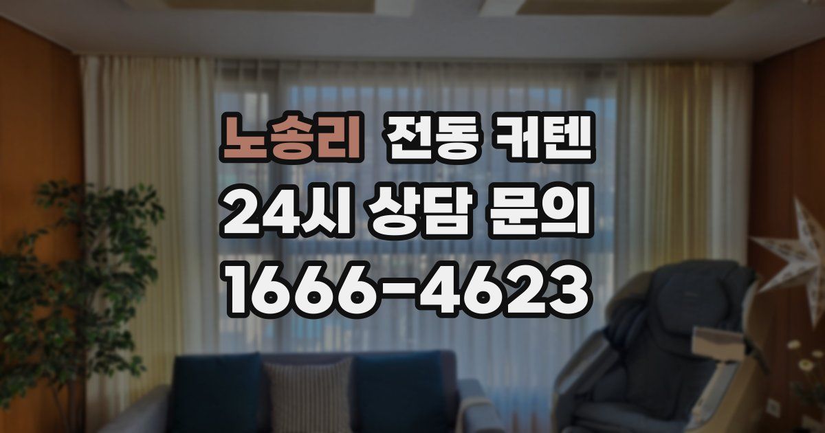 노송리 전동 커텐