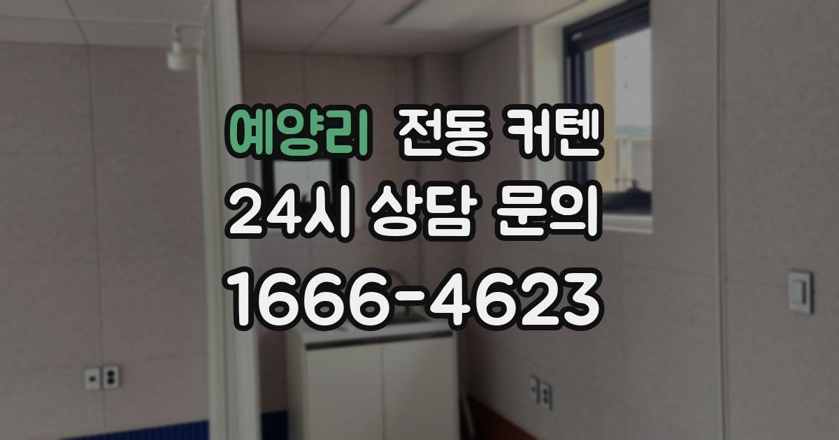 예양리 전동 커텐