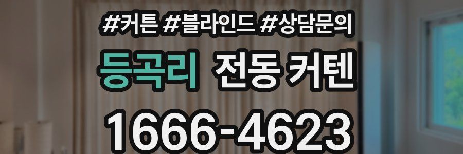 등곡리 전동 커텐