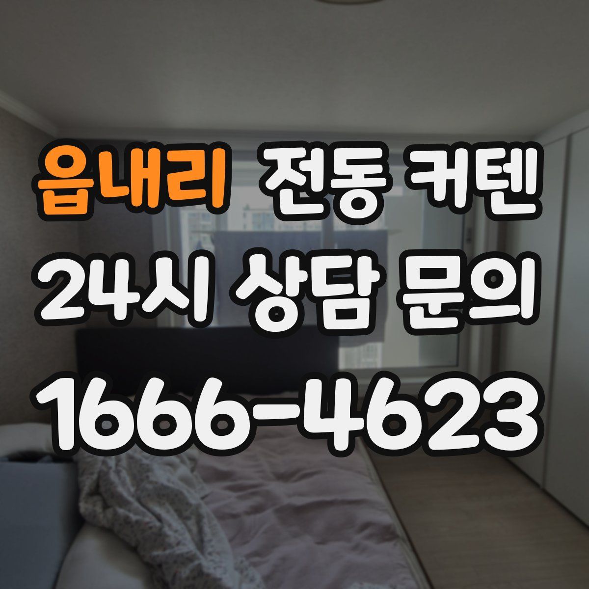 읍내리 전동 커텐